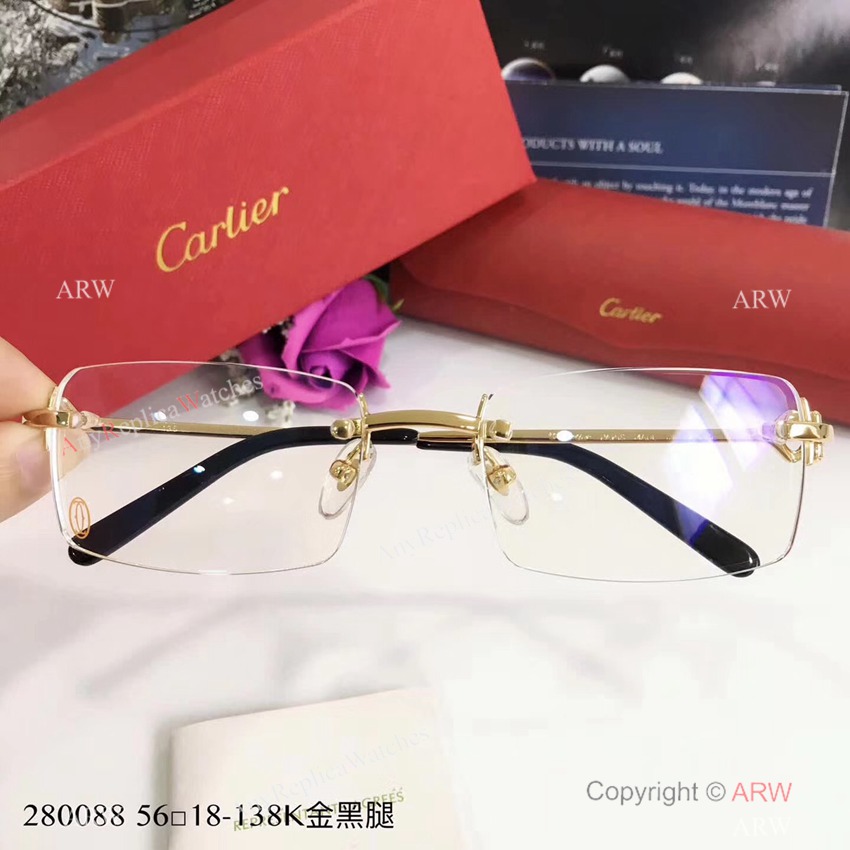 stainless steel cartier glasses