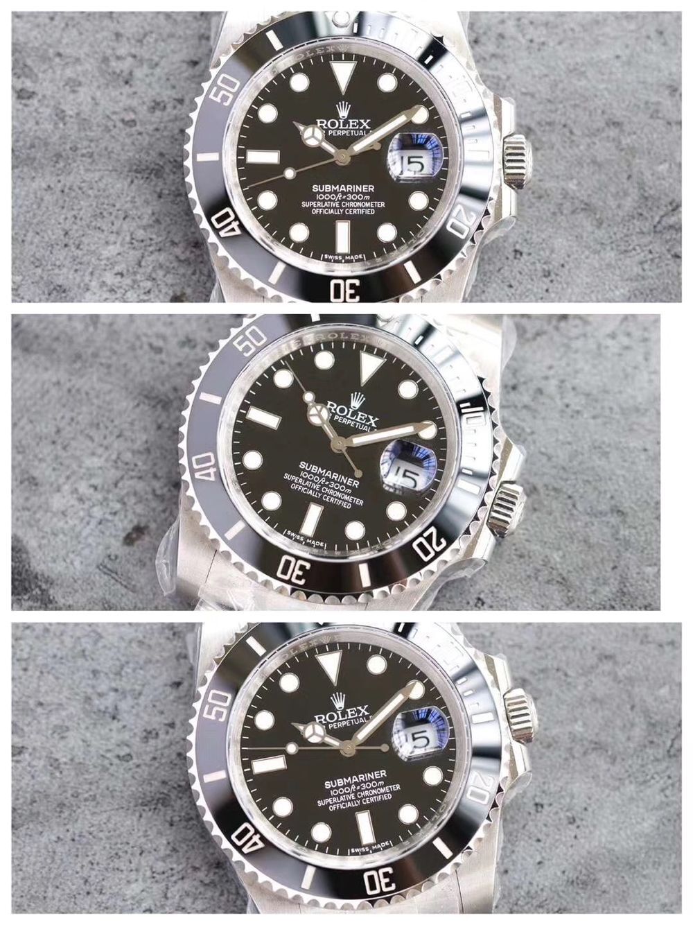 Rolex Submariner Black Watch for men