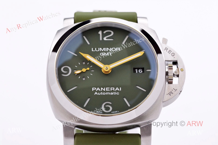 VS Factory Panerai PAM1056 Mahendra Singh Dhoni Luminor Green Dial 44mm Replica Watch (7)