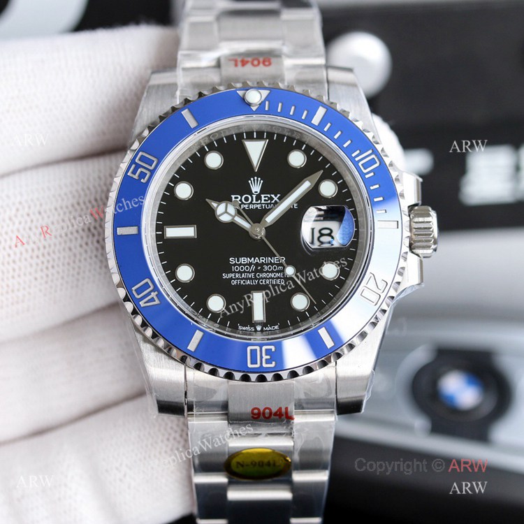 New Noob Rolex Submariner 2020 41mm Blue Bezel Replica Watch For Men (1)