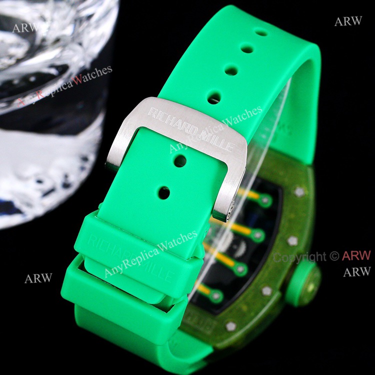 Green Richard Mille RM 59-01 Yohan Blake Tourbillon Watch (6)