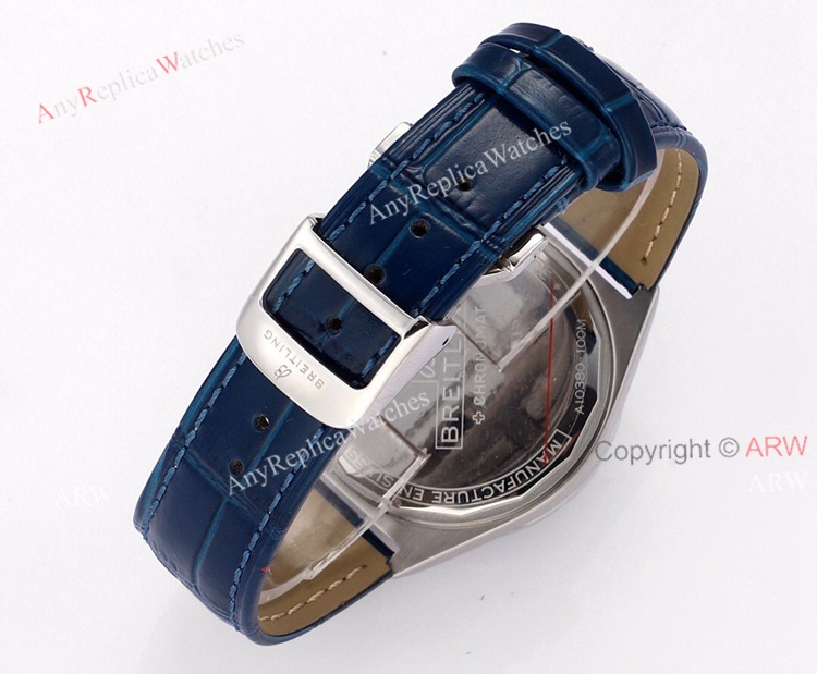 New Breitling Women's Chronomat South Sea Blue Dial Replica Watch 36mm (3)