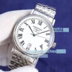 Replica Longines White Dial 2-Tone Stainless Steel Band Men's 39mm Watch (6)