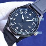 Swiss 9015 Replica IWC Pilot's Watch Mark XVII MKS White Dial Titanic Case 40mm (5)