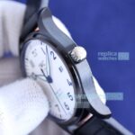 Swiss 9015 Replica IWC Pilot's Watch Mark XVII MKS White Dial Titanic Case 40mm (8)