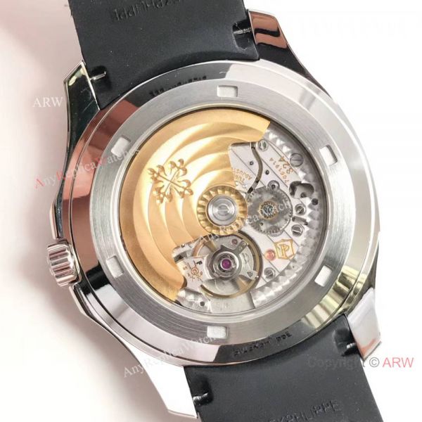 Best Replica Patek Philippe Aquanaut Ss Black Dial Watch Swiss Grade (5)