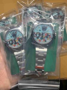 2023 New Rolex Oyster Perpetual Ref. 126000 Turquoise Blue Bubble Dial (14)