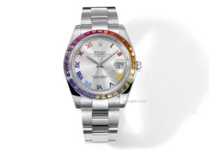 JVS Factory Rolex Datejust Rainbow Diamond Watches (2)