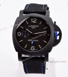 New ! VSF Swiss Panerai Luminor GMT Bucherer Blue PAM 1176 Watch Ceramic Case (6)