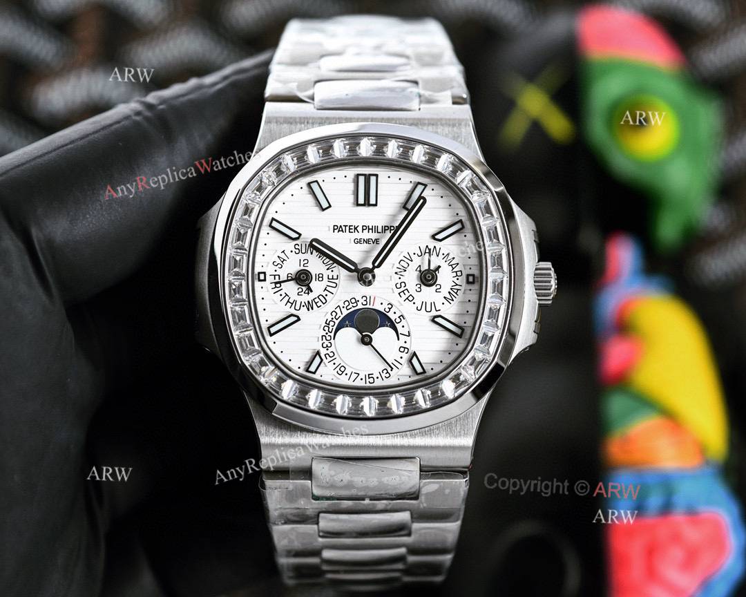 TWF Patek Philippe Nautilus Perpetual Calendar 57401G-001 Swiss Grade Cal.240 Watches (12)
