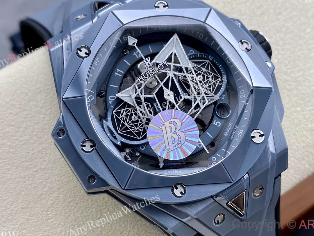 BBF Hublot Sang Bleu II Ceramic Case 45mm watches (16)