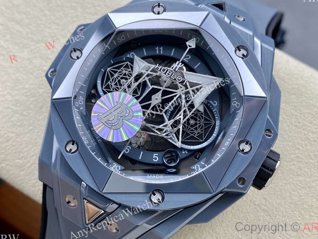 BBF Hublot Sang Bleu II Ceramic Case 45mm watches (17)