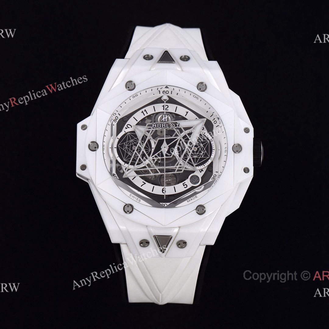 BBF Hublot Sang Bleu II Ceramic Case 45mm watches (6)