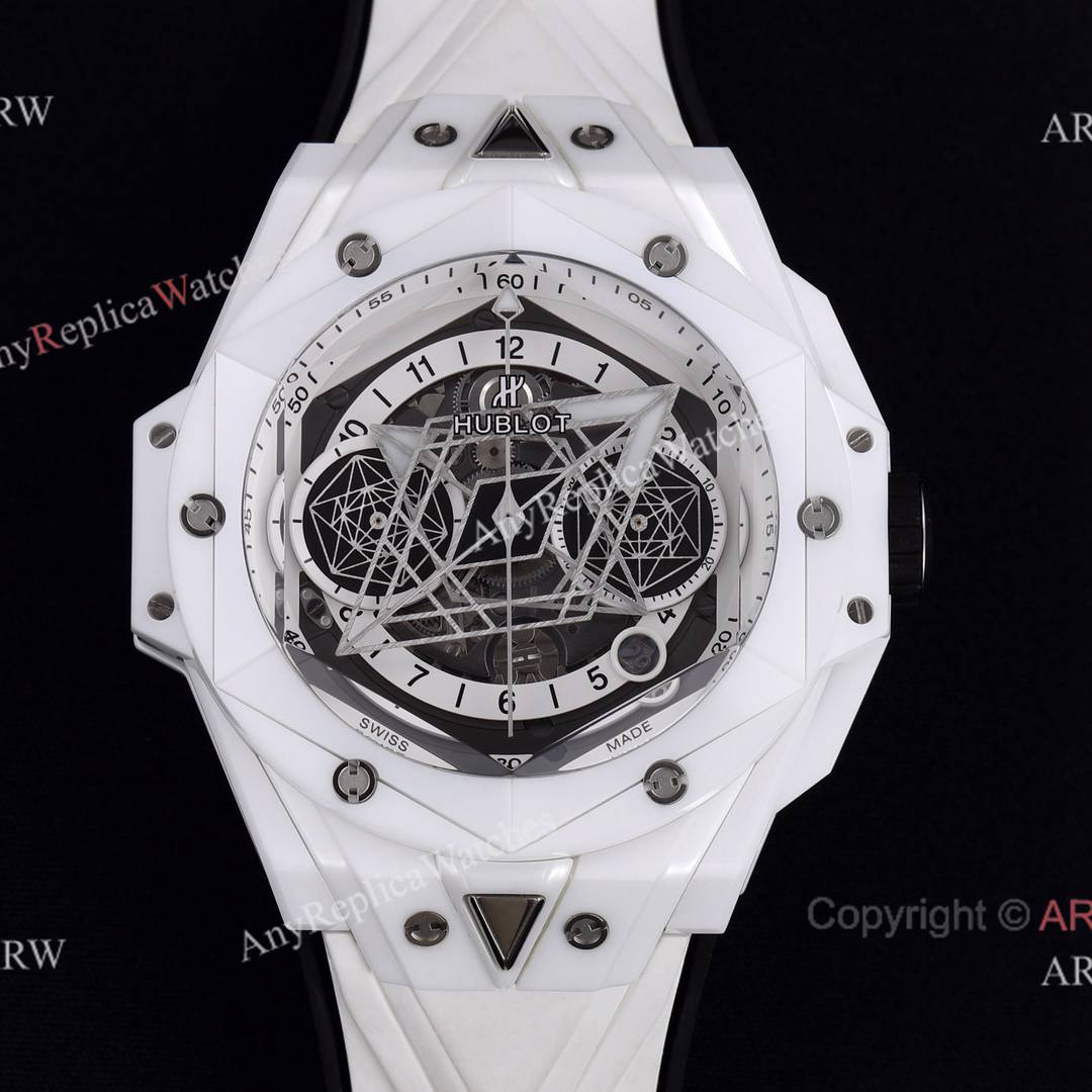 BBF Hublot Sang Bleu II Ceramic Case 45mm watches (8)
