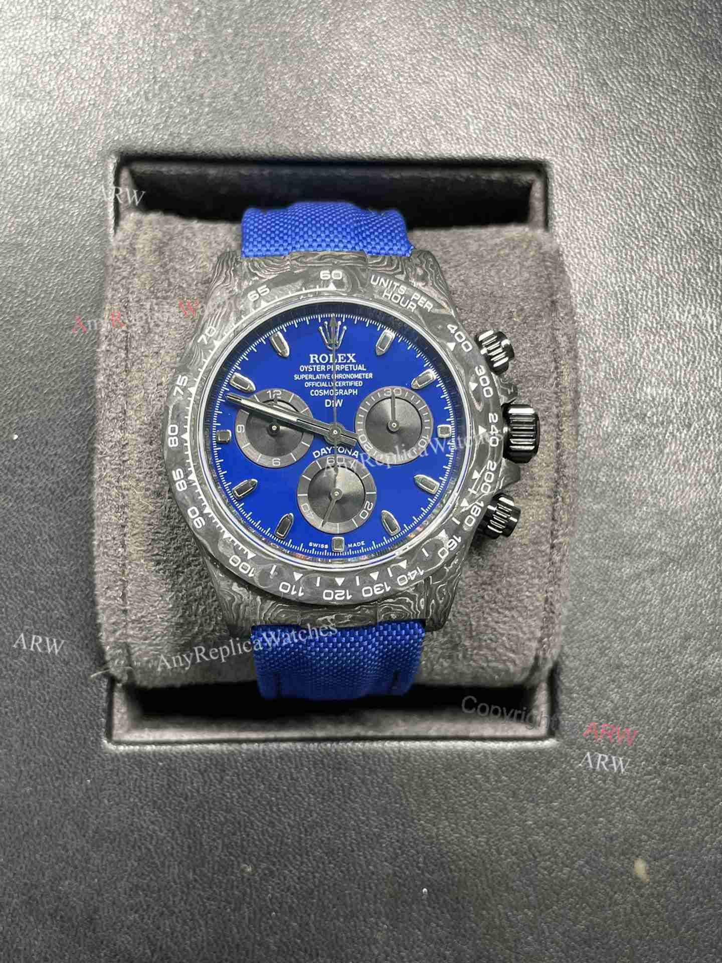 New Replica Diw Rolex Daytona Carbon Fiber DD4130 (13)