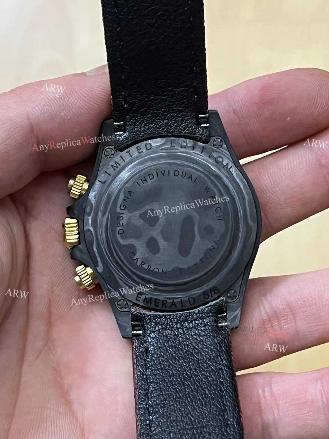 New Replica Diw Rolex Daytona Carbon Fiber DD4130 (2)