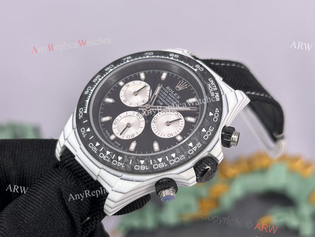 New Replica Diw Rolex Daytona Carbon Fiber DD4130 (26)