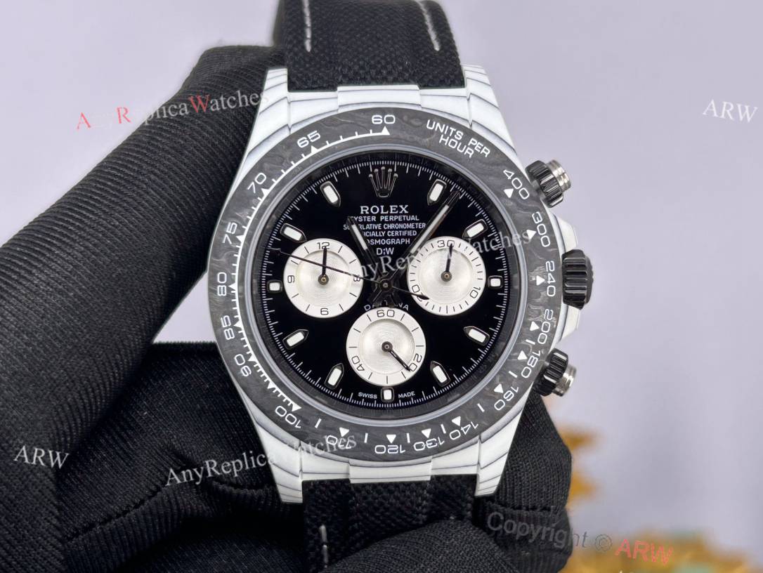 New Replica Diw Rolex Daytona Carbon Fiber DD4130 (33)