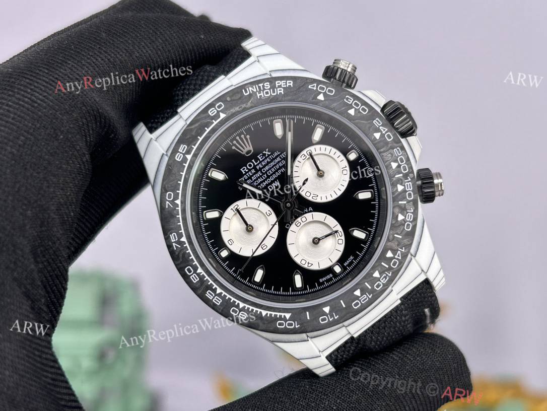 New Replica Diw Rolex Daytona Carbon Fiber DD4130 (34)