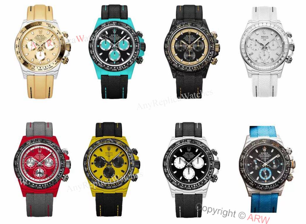 New Replica Diw Rolex Daytona Carbon Fiber DD4130 (36)