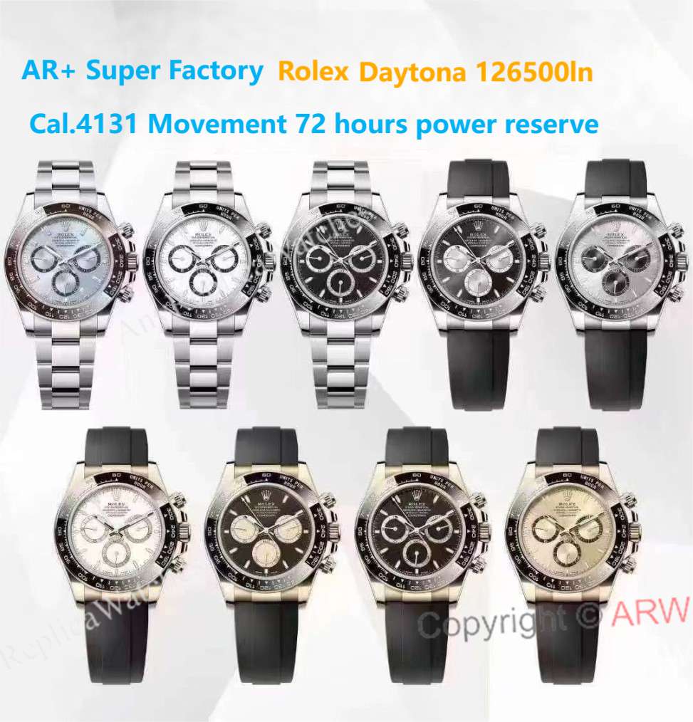 AR+ Super Rolex Daytona 126500 Cal.4131 new watch (1)