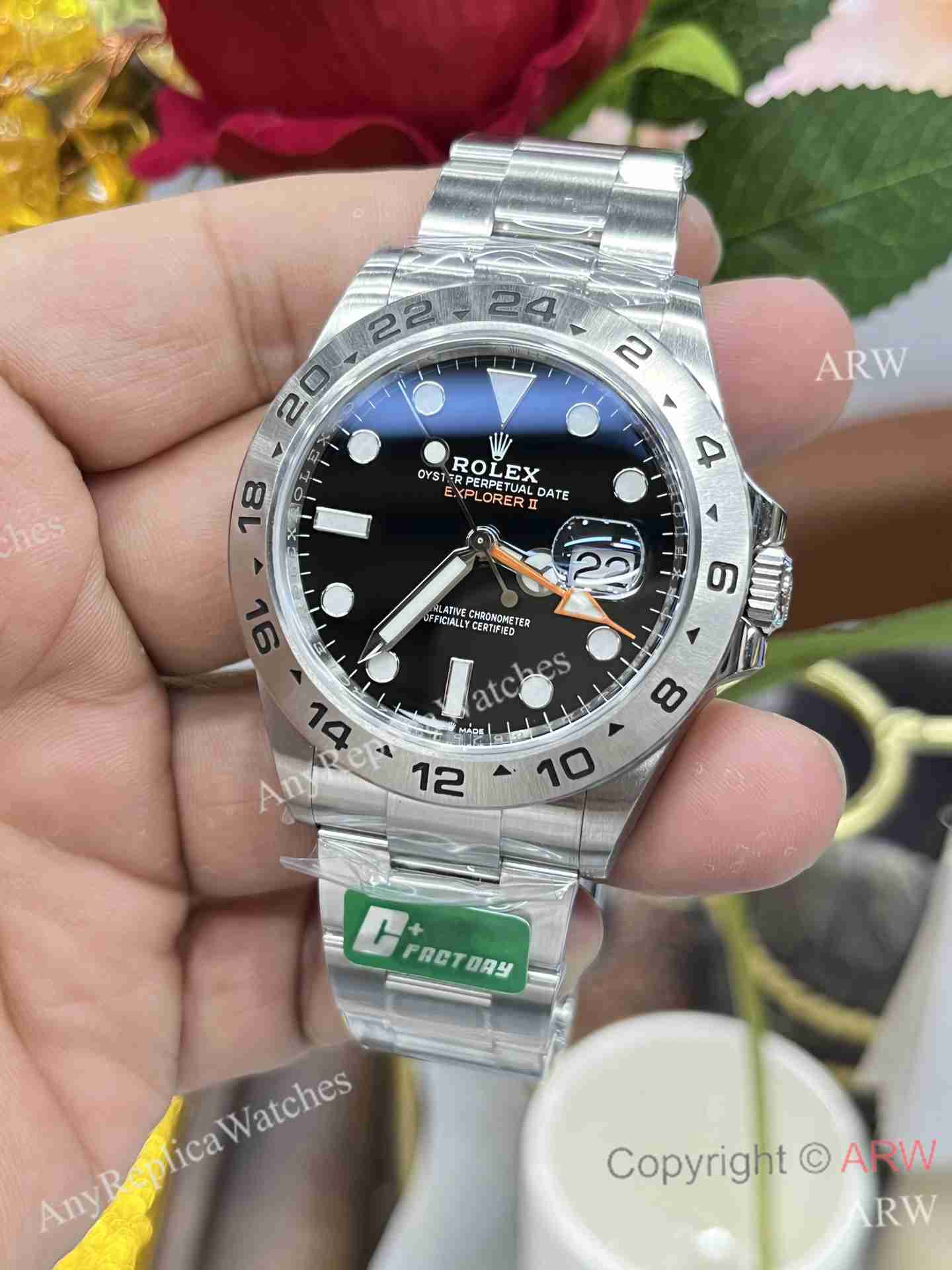 C+ Factory Rolex Explorer ii New Black Dial Cal (3)