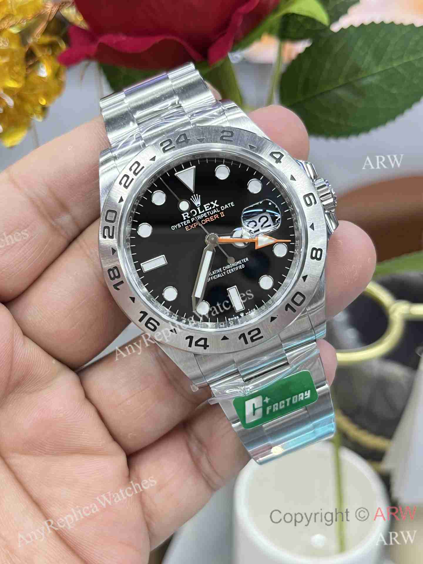 C+ Factory Rolex Explorer ii New Black Dial Cal (4)