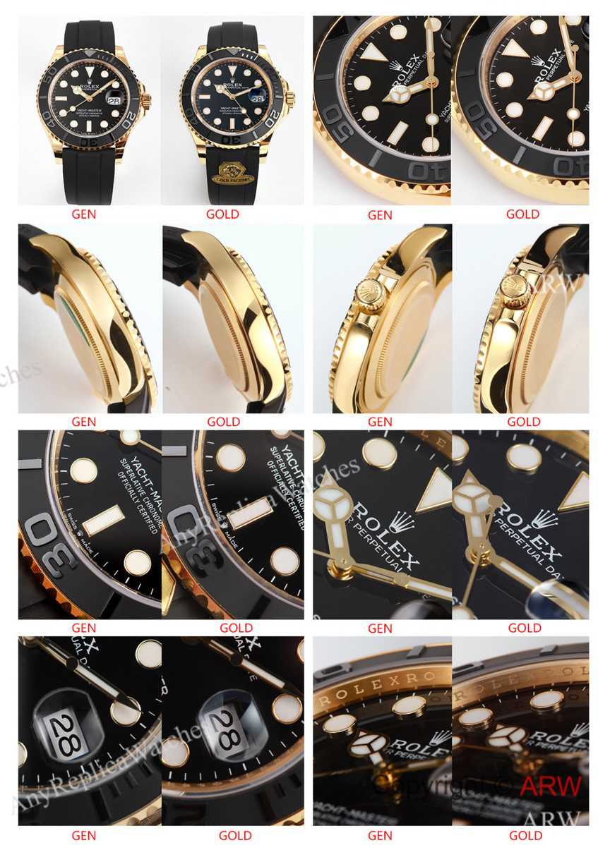 GOLD factory rolex yacht master oysterflex gain weight (3)