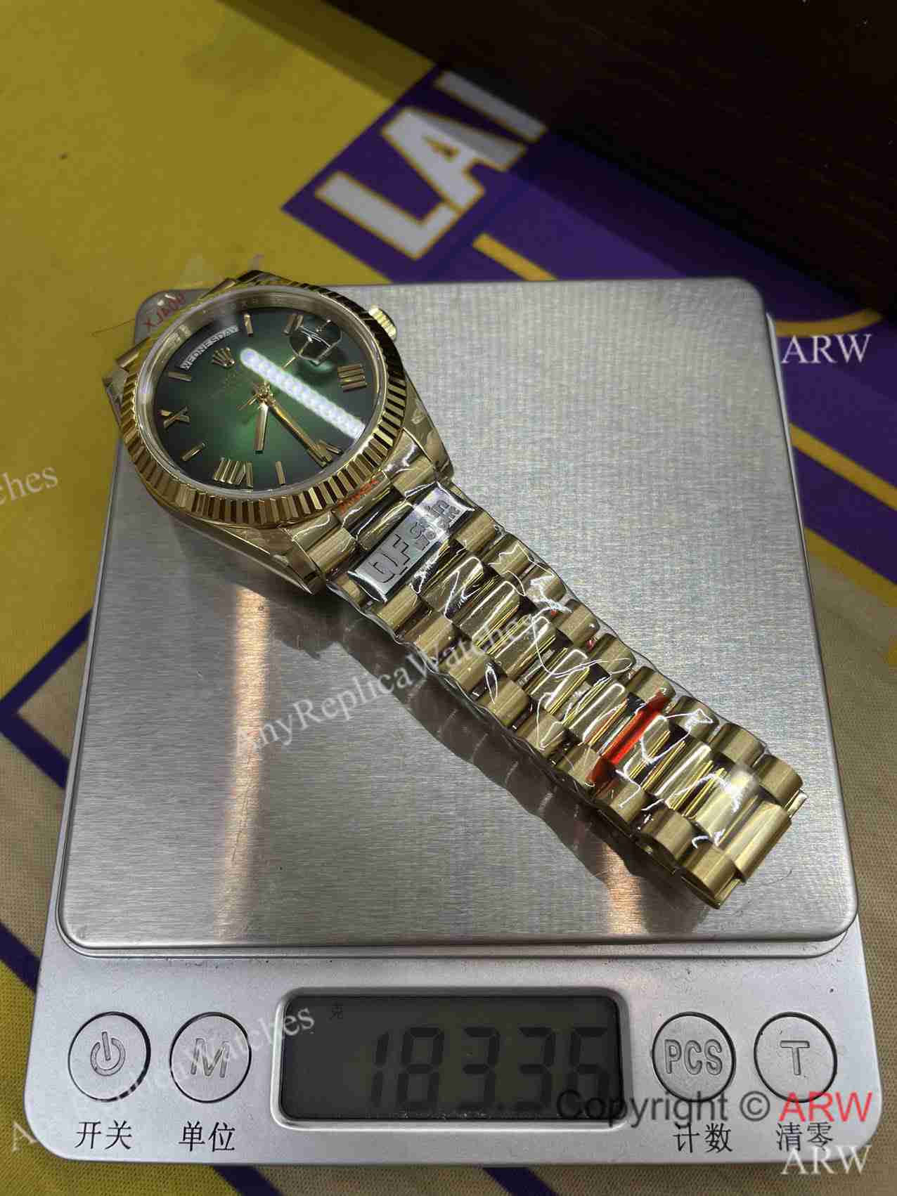 QF rolex day date ombre dial gain weight (16)