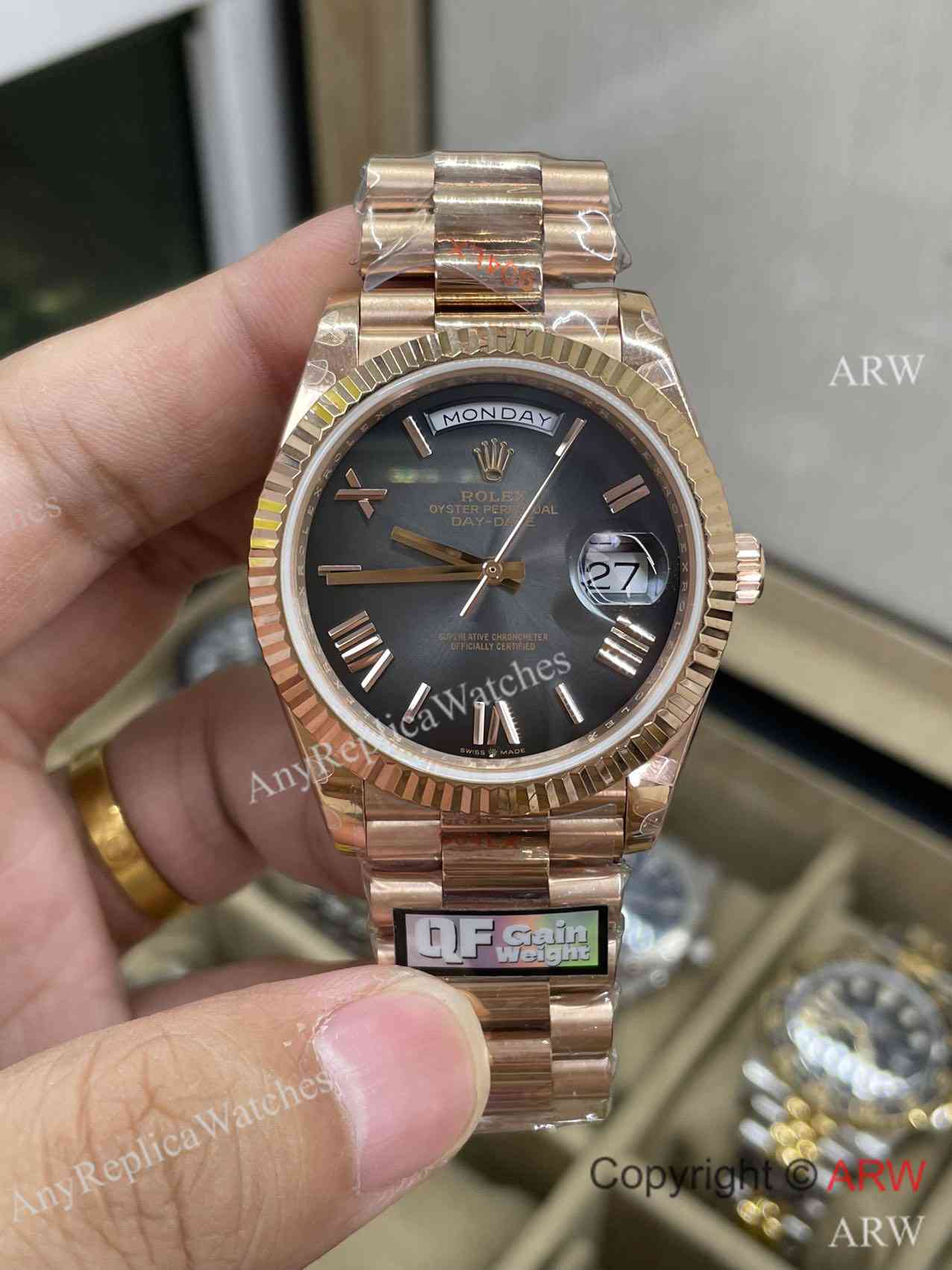 QF rolex day date ombre dial gain weight (2)