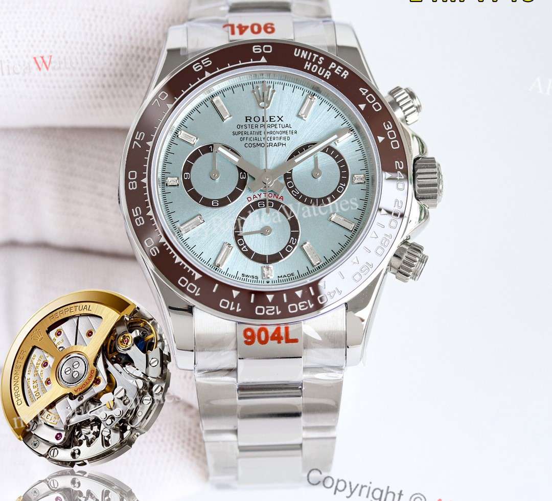 clean factory rolex 2024 daytona ice blue 4131 movement (4)