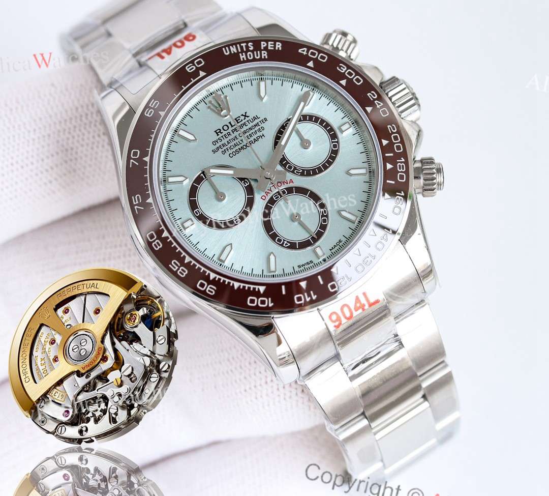 clean factory rolex 2024 daytona ice blue 4131 movement (5)