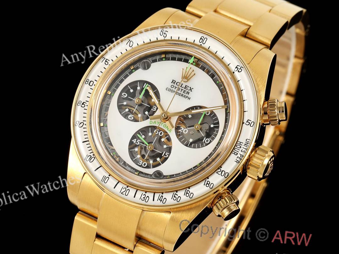 ADGF rolex neon daytona green lume 4130 watch (6)