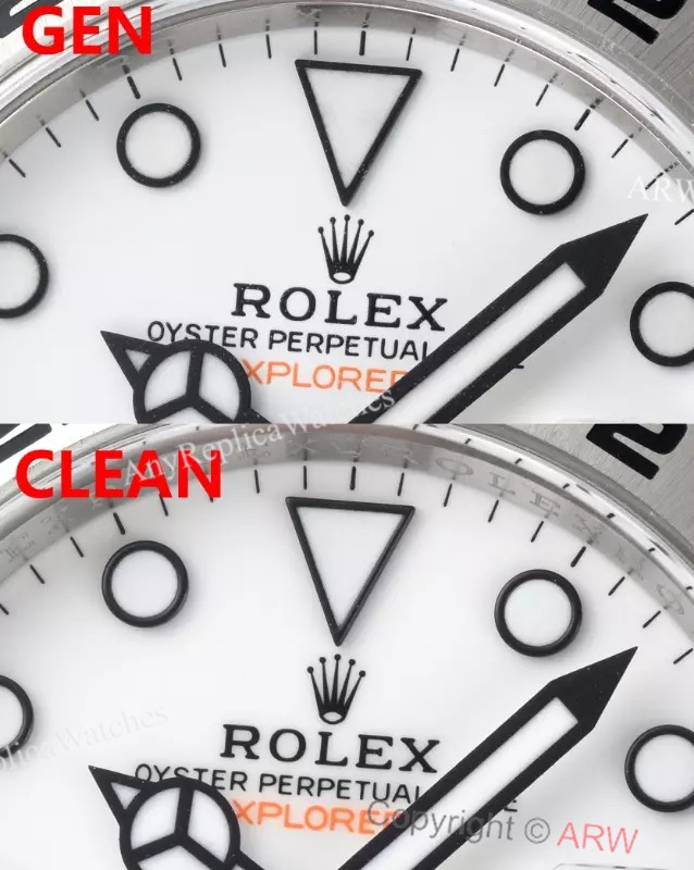 clean rolex explorer white face 3285 (3)