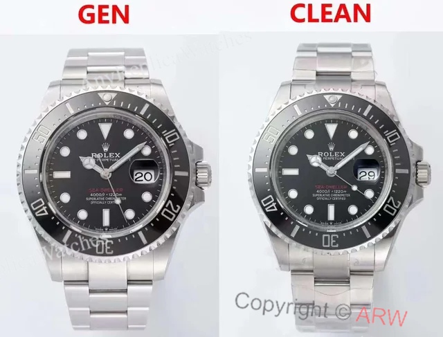 clean rolex sea dweller single red 3285 (1)