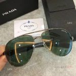 AAA Copy Prada double-bar Sunglasses - Mens PRADA Gray Sunglasses