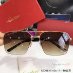 AAA Grade Cartier Edition Santos-Dumont Copy Sunglasses Double-bar Sunglasses (3)