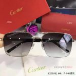 High Quality Replica Cartier Gray Sunglasses - double-bar Frame (3)