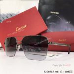 High Quality Replica Cartier Gray Sunglasses - double-bar Frame (5)