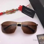 New Replica Porsche P 8541 Gold Frame Sunglasses - Polarized lenses