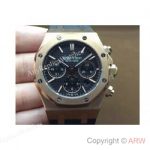 replica-audemars-piguet-royal-oak-26320-rose-gold-black-dial-rubber-strap-swiss-7750