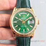 replica-rolex-day-date-118138-36mm-v5-yellow-gold-green-dial-swiss-2836-2