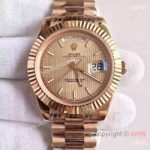 replica-rolex-day-date-40-228235-40mm-kw-rose-gold-gold-stripe-dial-swiss-3255