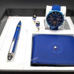 2019 Newest Montblanc Blue Pen and Wallet Watches (2)